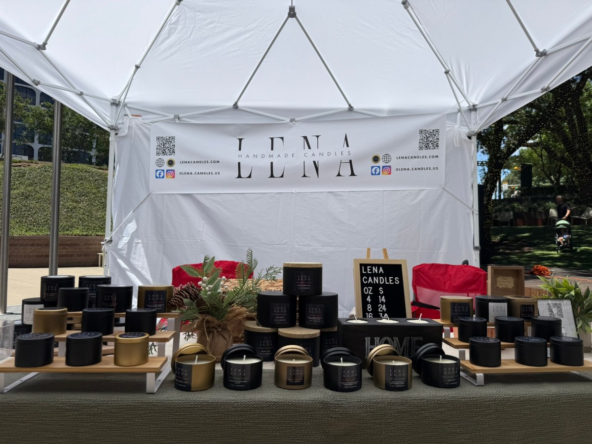 Lena Candles at the Back to School Market – Austin,&nbsp;TX